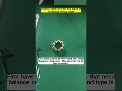 Rotor de motor sin escobillas de rodamiento blando de alta precisión, Máquina de equilibrio de rotor de motor sin escobillas magnético