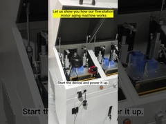 Equipo de prueba de envejecimiento del motor de diez estaciones