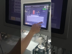 Dos piezas de trabajo de engranaje de estación de un solo plano máquina de balanceo automática de corrección de perforación