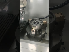 Máquina de balanceo de corrección automática de perforación vertical con polea, volante, engranaje