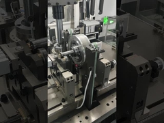 Máquina de equilibrio automático horizontal de dos estaciones de motor eléctrico triciclo rotor